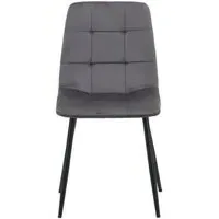 Axel Dining Chair Set of 2 - Grey, Fabric