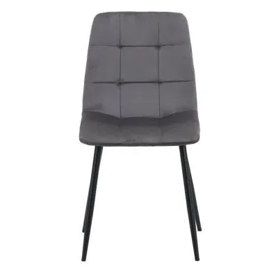 Axel Dining Chair Set of 2 - Grey, Fabric