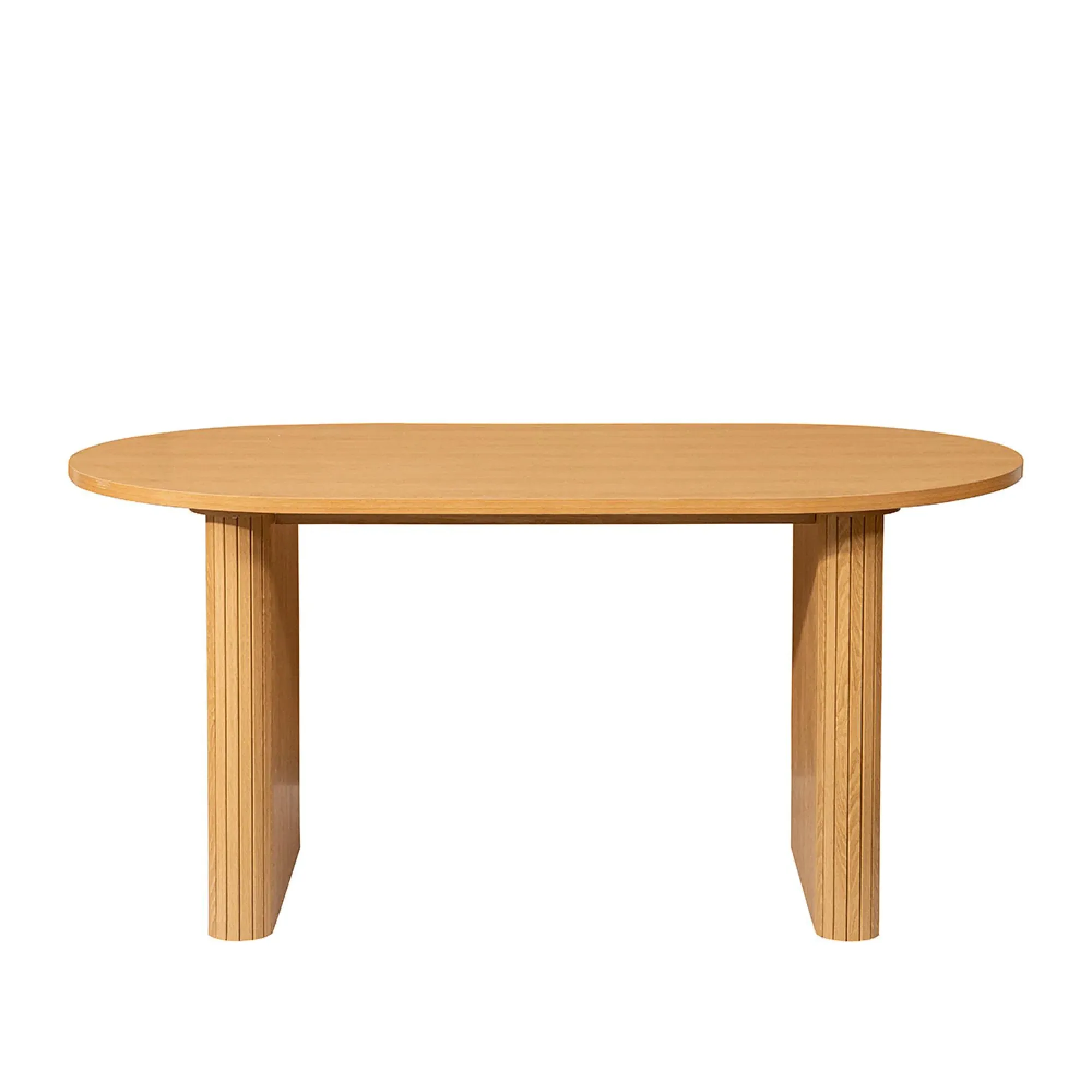 Axel Oval Dining Set with 4 Chairs - Oak