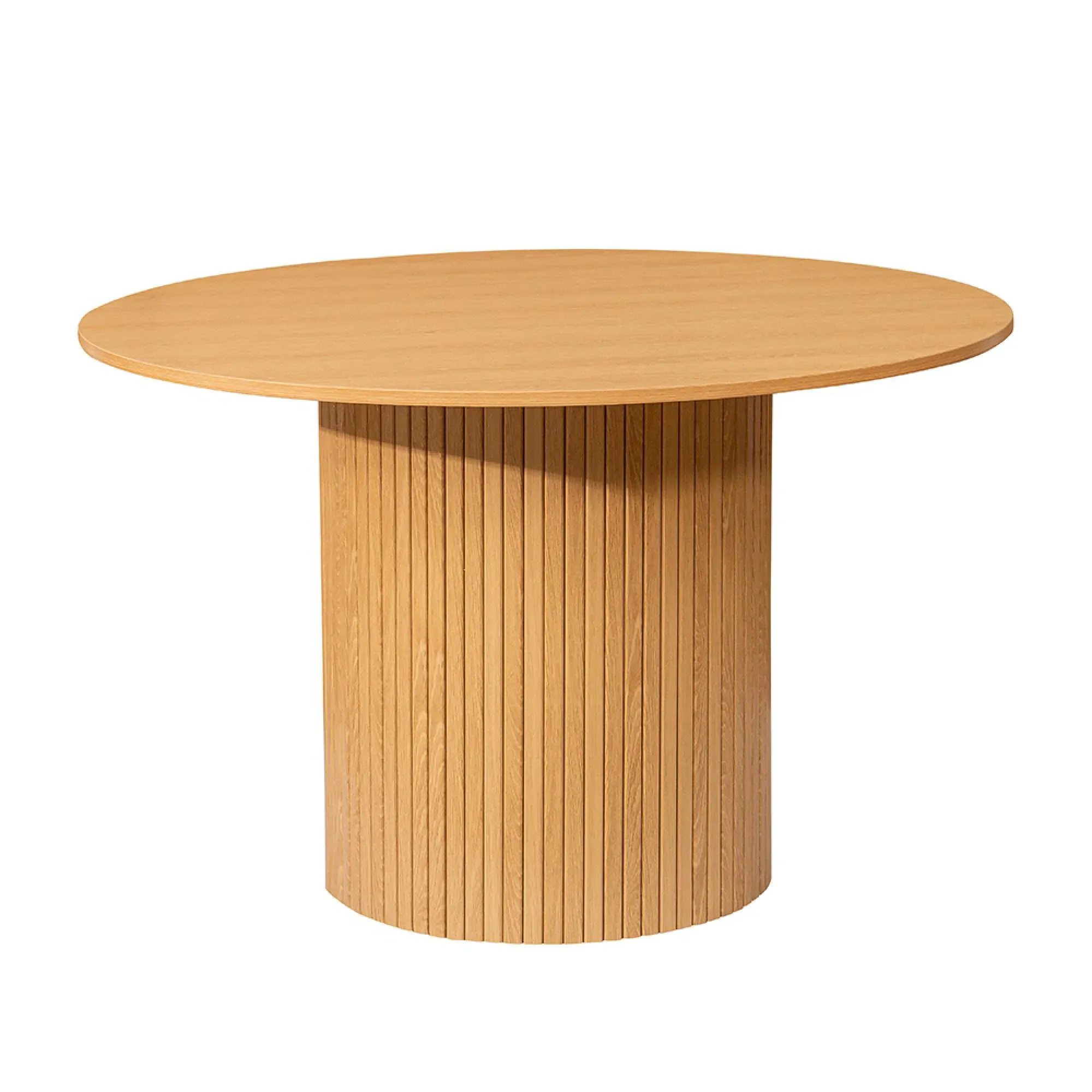 Axel Round Dining Set with 4 Chairs - Oak