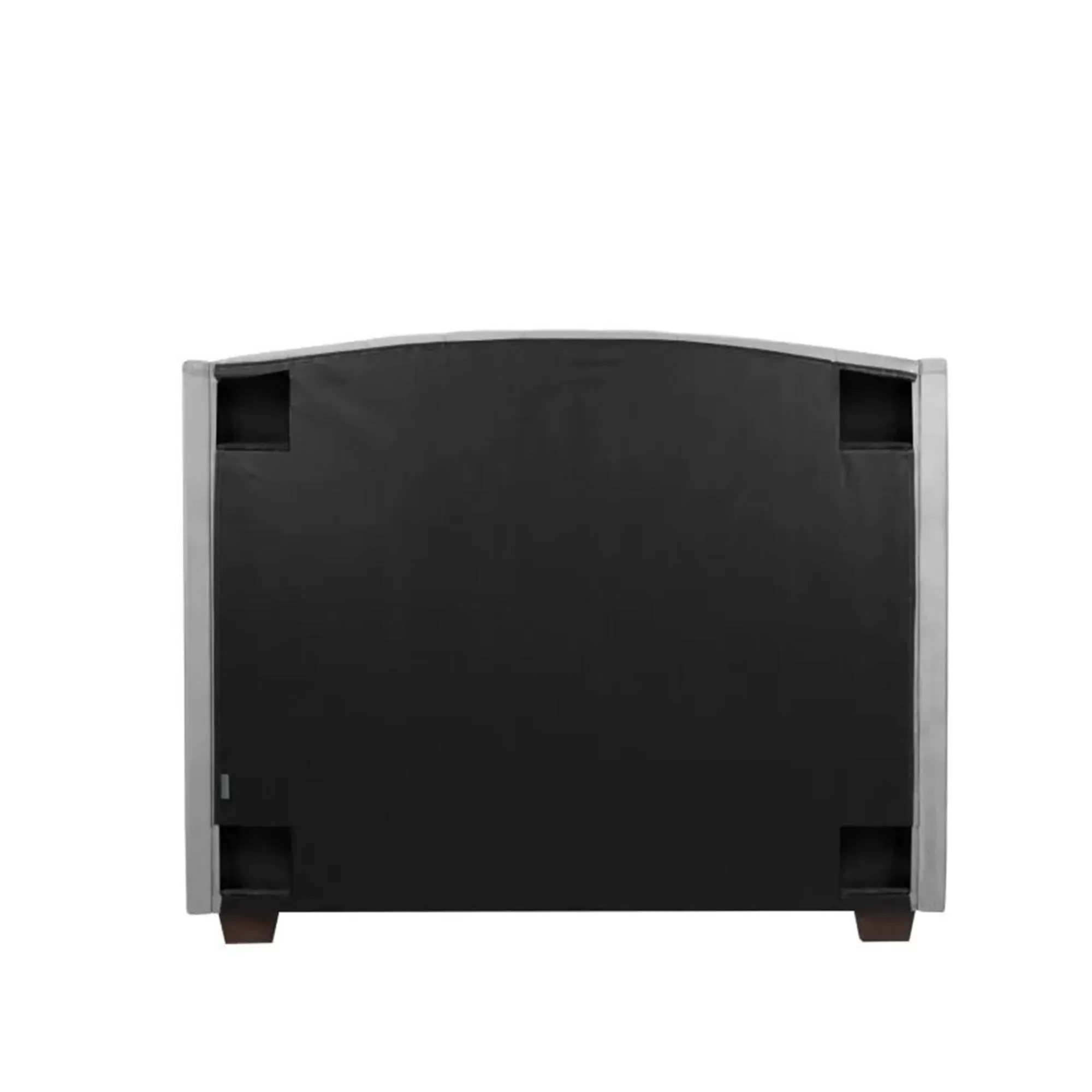 Balmoral Velvet Fabric Bed - Grey