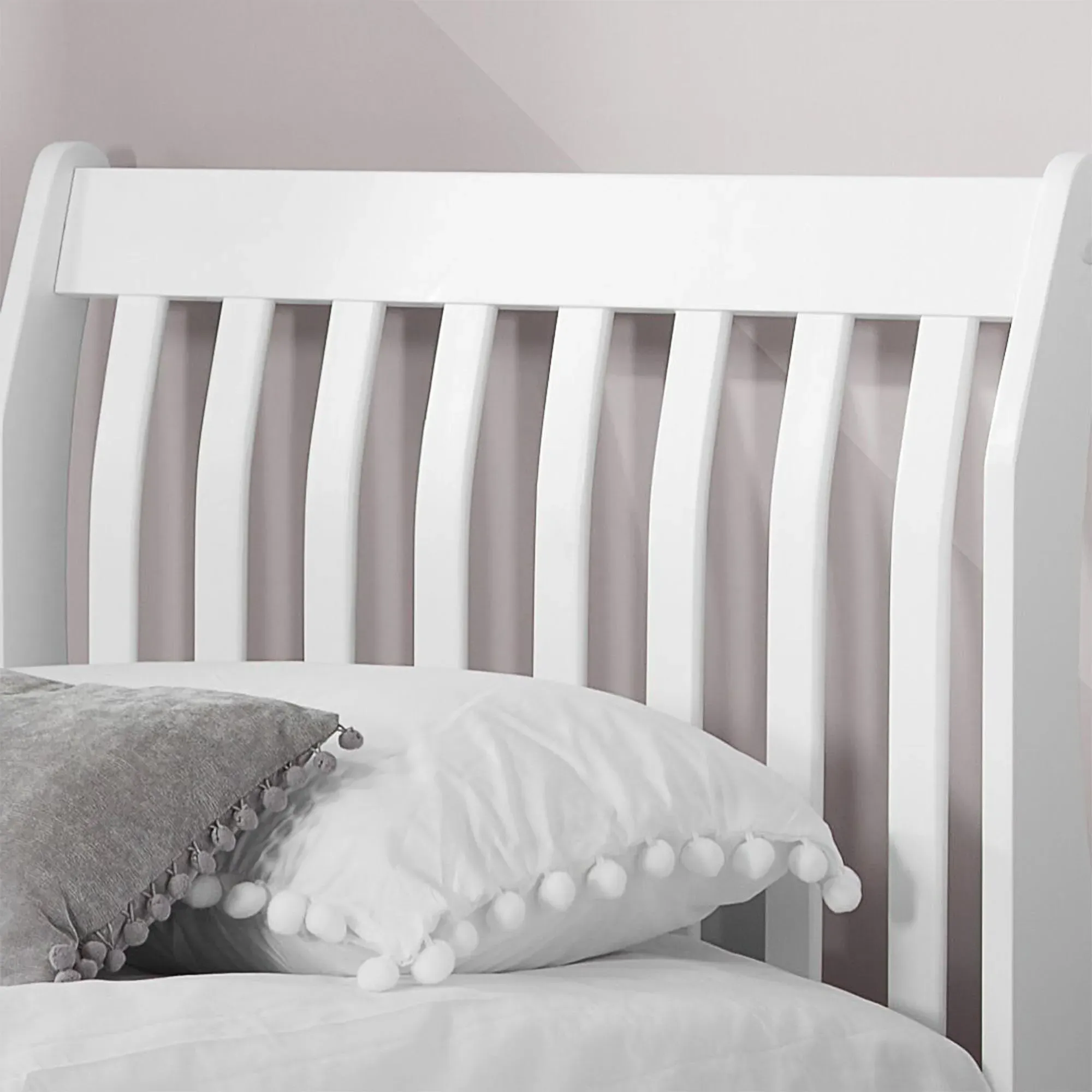 Belford High Foot End Bed Frame - White