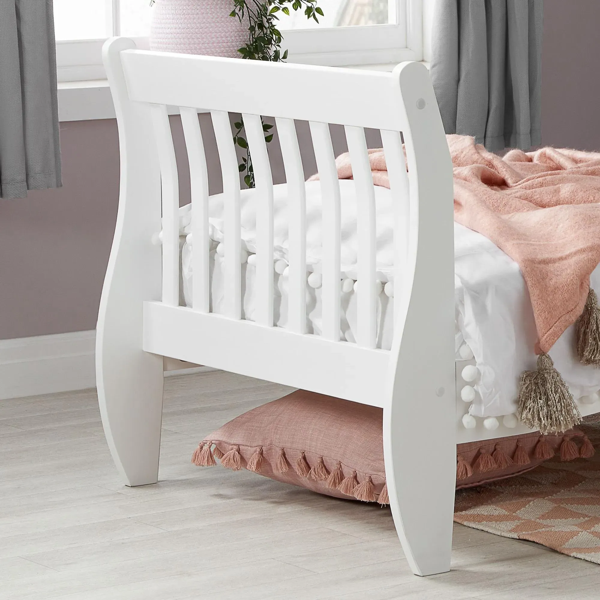 Belford High Foot End Bed Frame - White