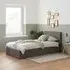Berlin Ottoman Storage Bed - Grey, Fabric