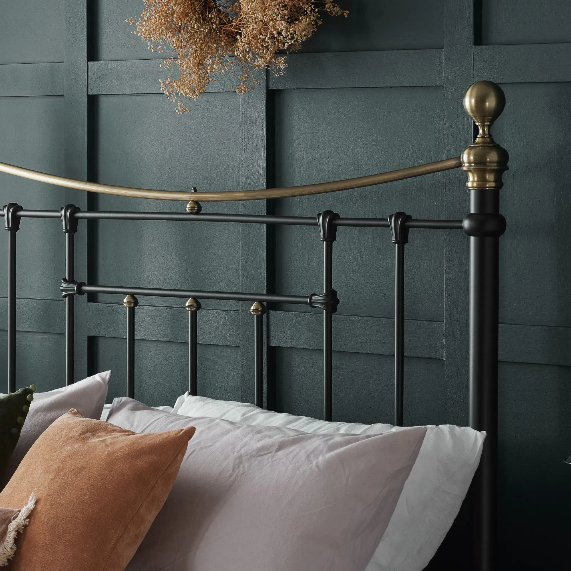 Bronte Metal Bed Frame - Black