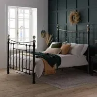 Bronte Metal Bed Frame - Black