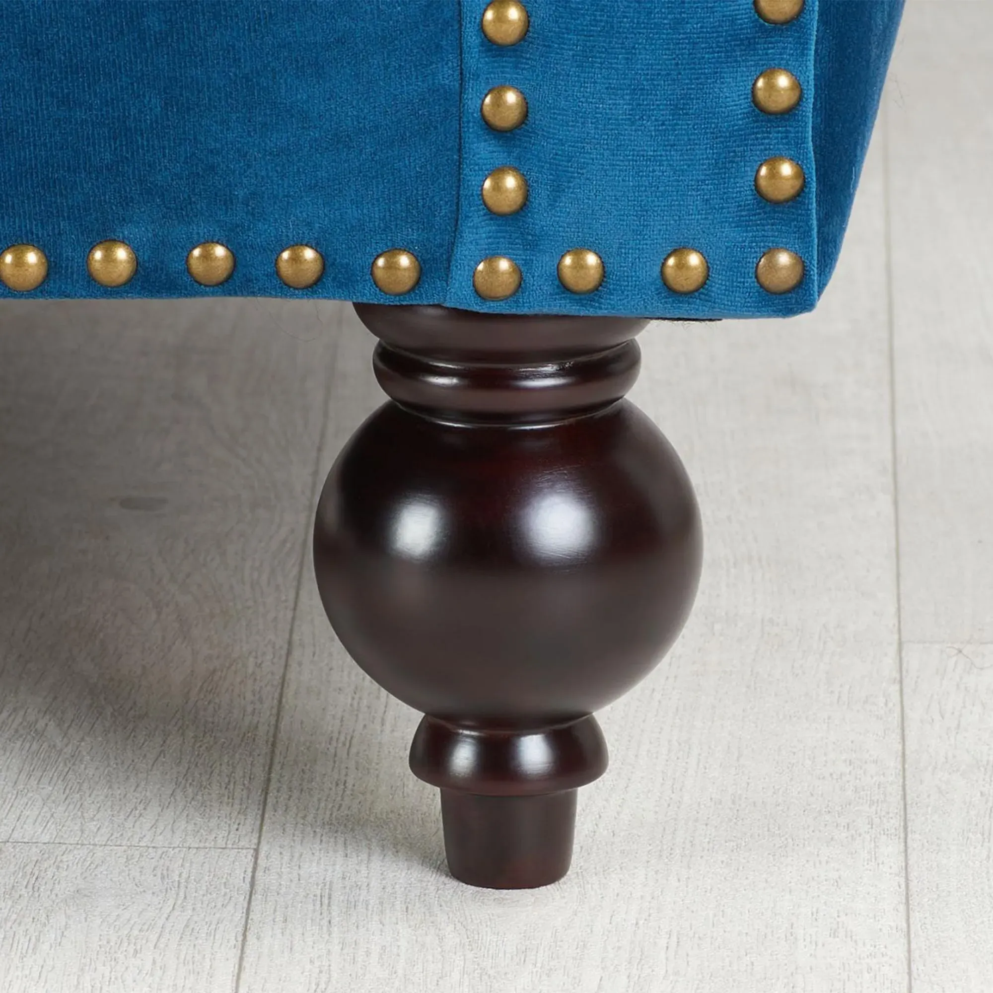 Chester 3-Seater Sofa - Midnight Blue, Velvet