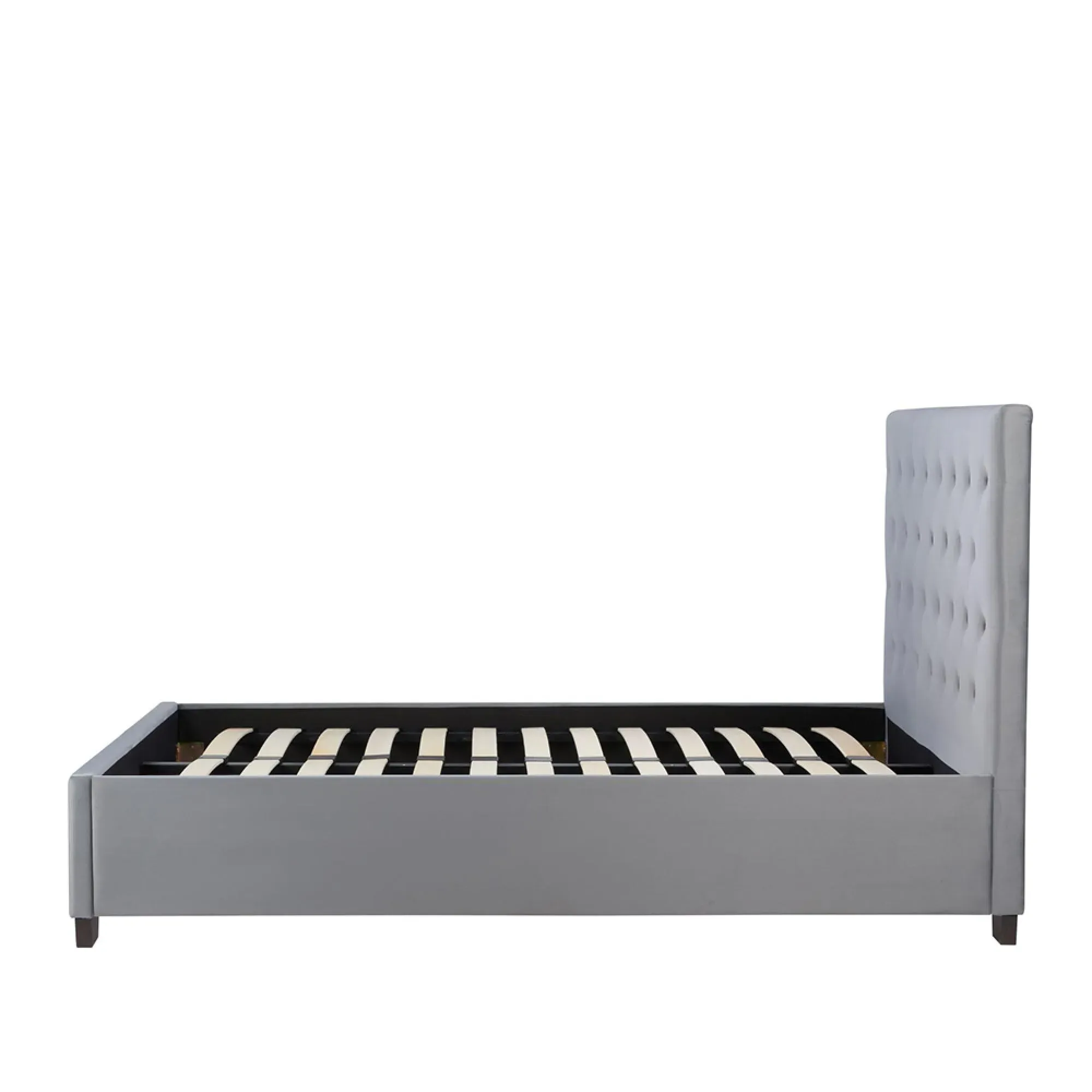 Cologne Fabric Bed - Grey