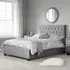 Cologne Fabric Bed - Grey