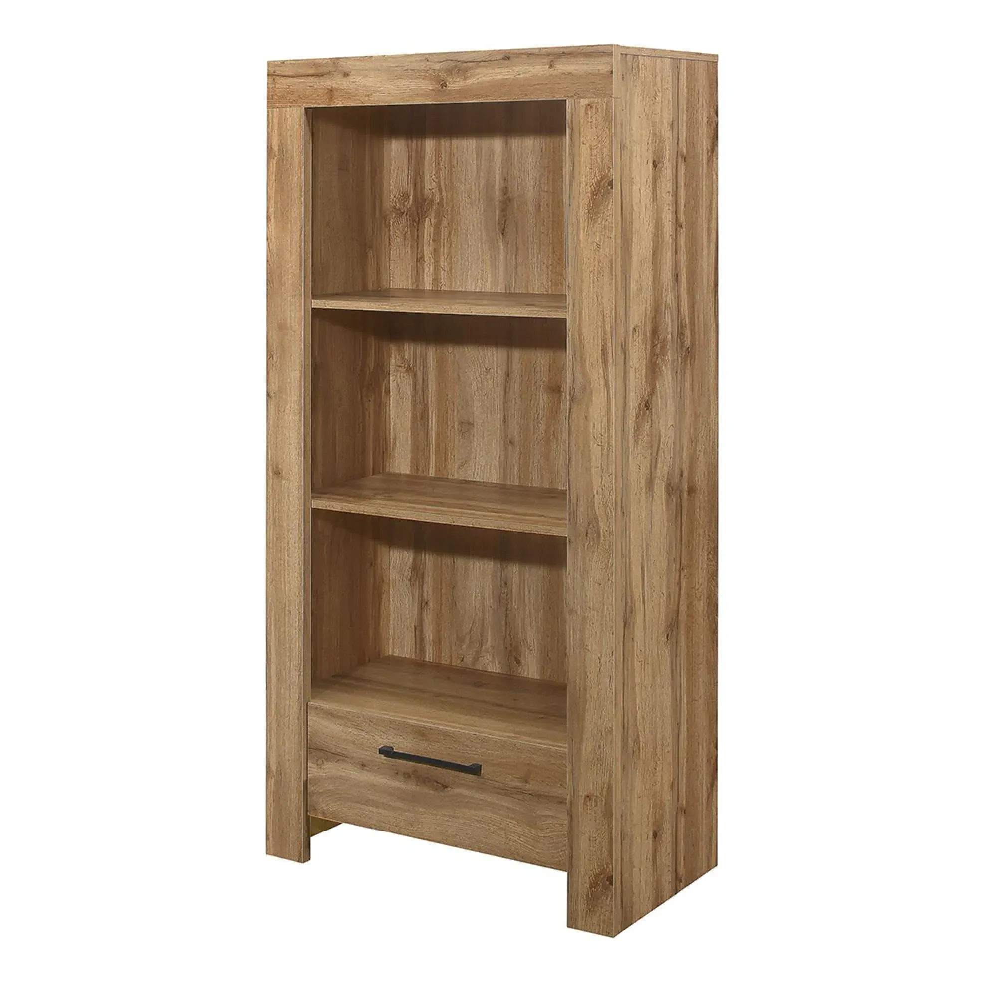 Compton 1 Drawer Bookcase - Oak