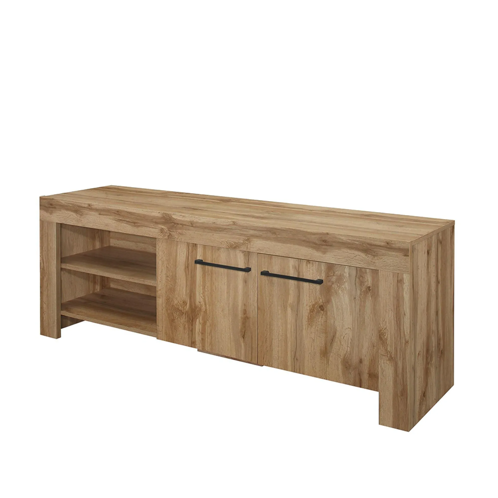 Compton 2 Door TV Unit - Oak