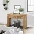 Compton 2 Drawer Console Table - Oak