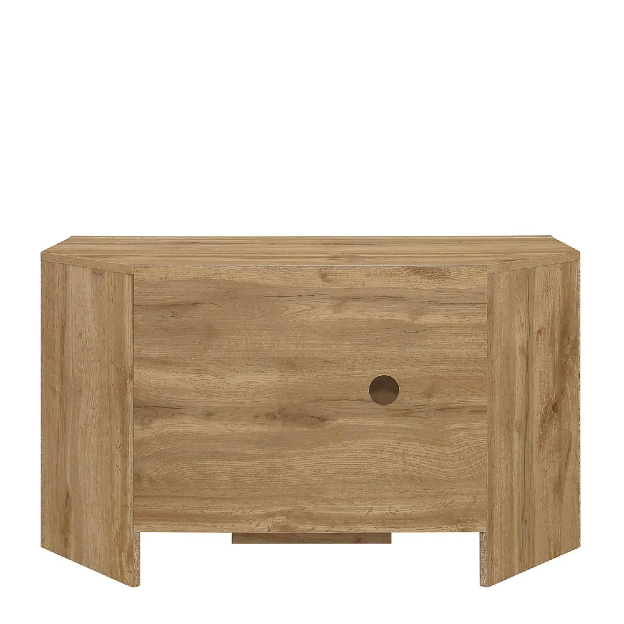 Compton Corner TV Unit with Storage - Oak