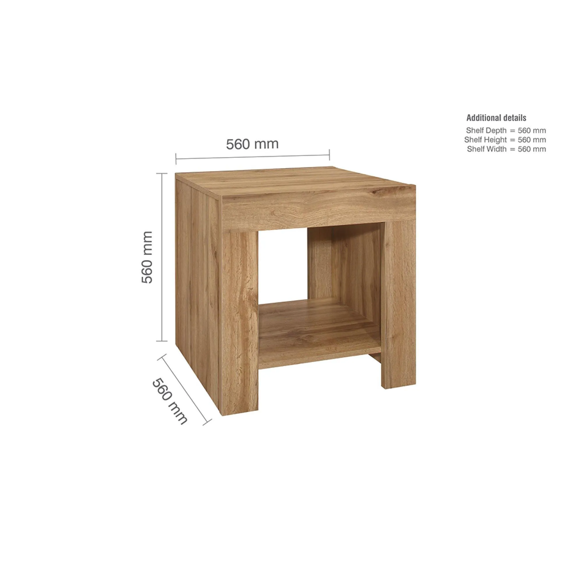 Compton Lamp Table - Oak