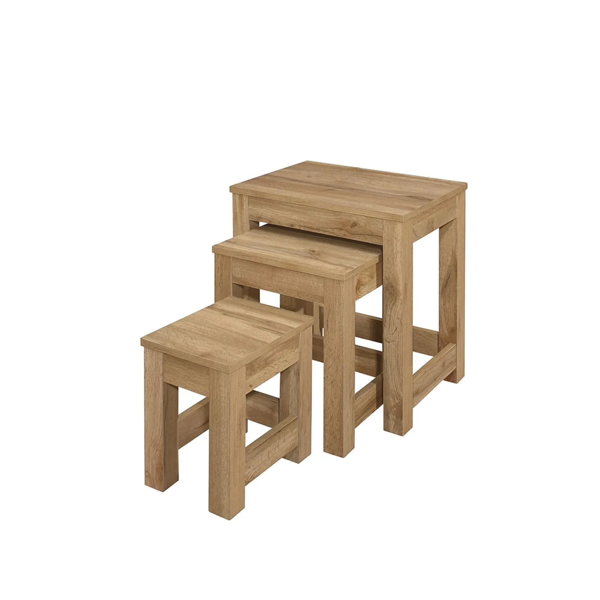 Compton Nest of 3 Tables - Oak
