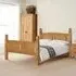 Corona Pine High Foot End Bed - Waxed Pine