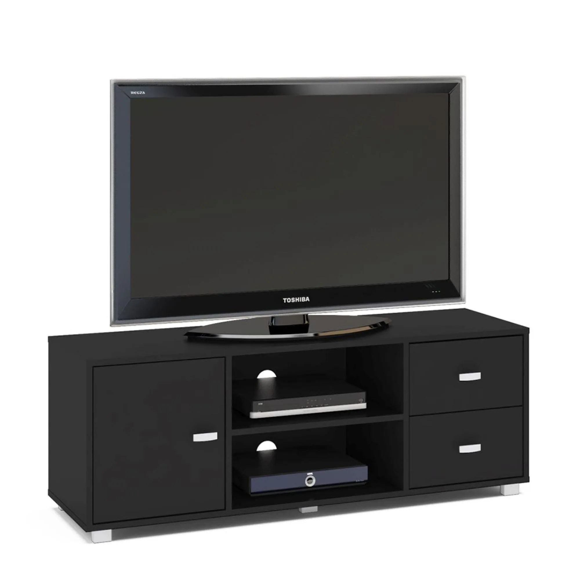 Covent 120cm Storage TV Unit - Black