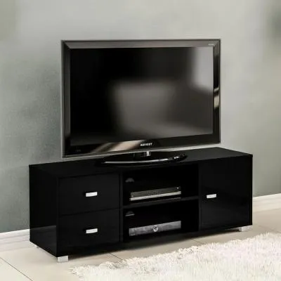 Covent 120cm Storage TV Unit - Black image