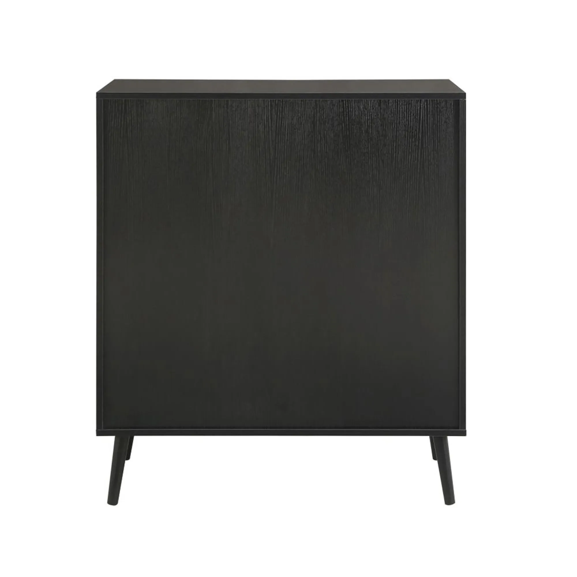 Croxley 5 Drawer Chest - Black, Rattan
