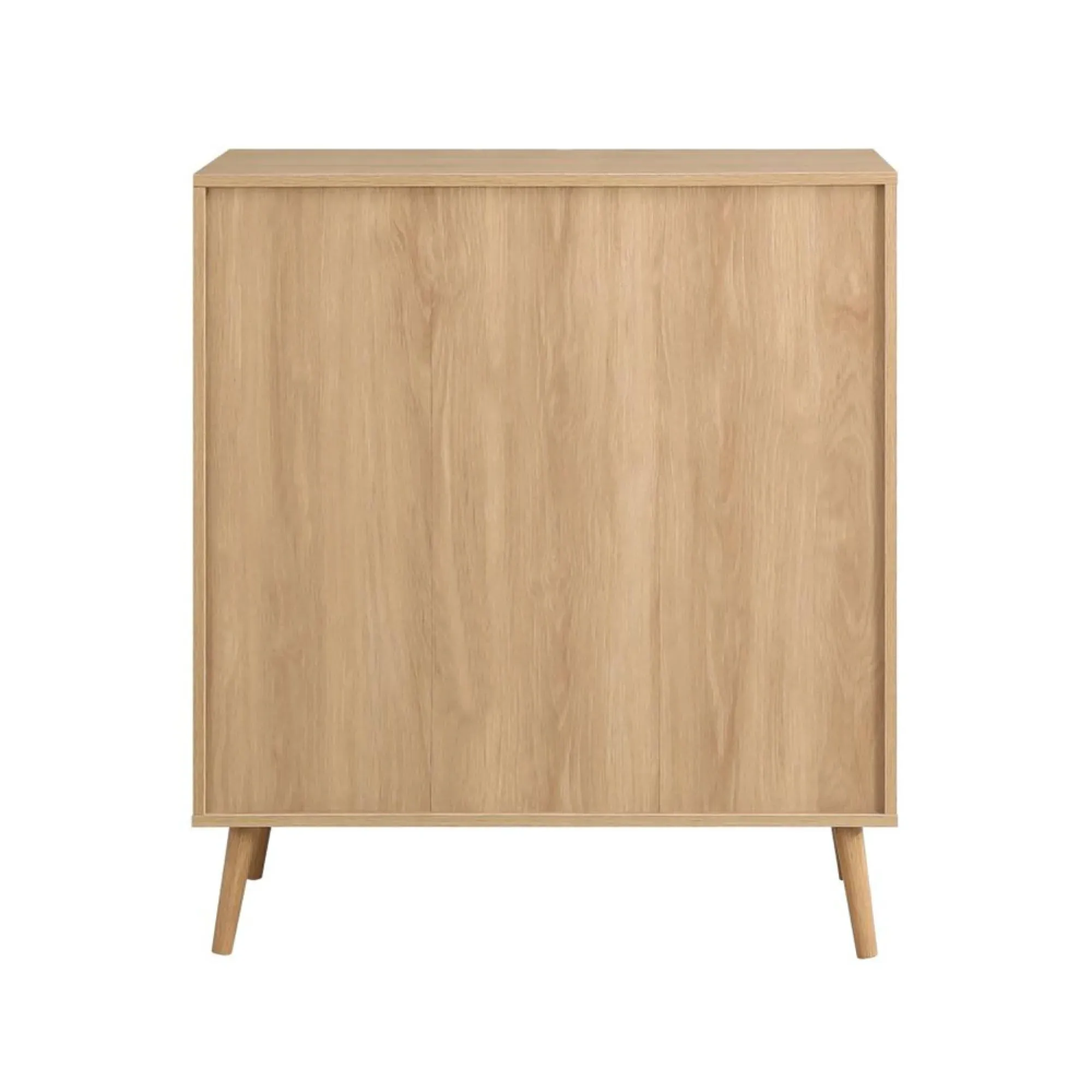 Croxley 5 Drawer Chest - Oak, Rattan