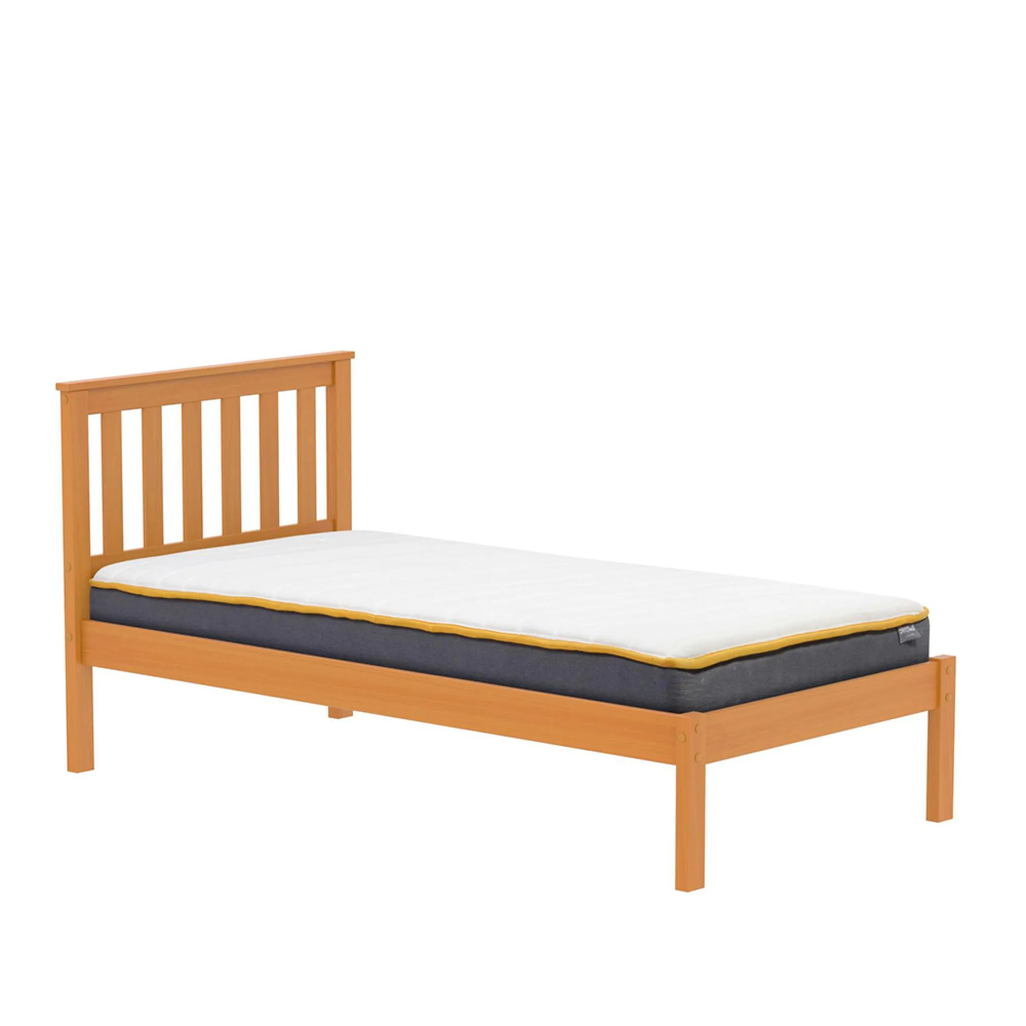 Denver Slatted Bed Frame - Antique Pine