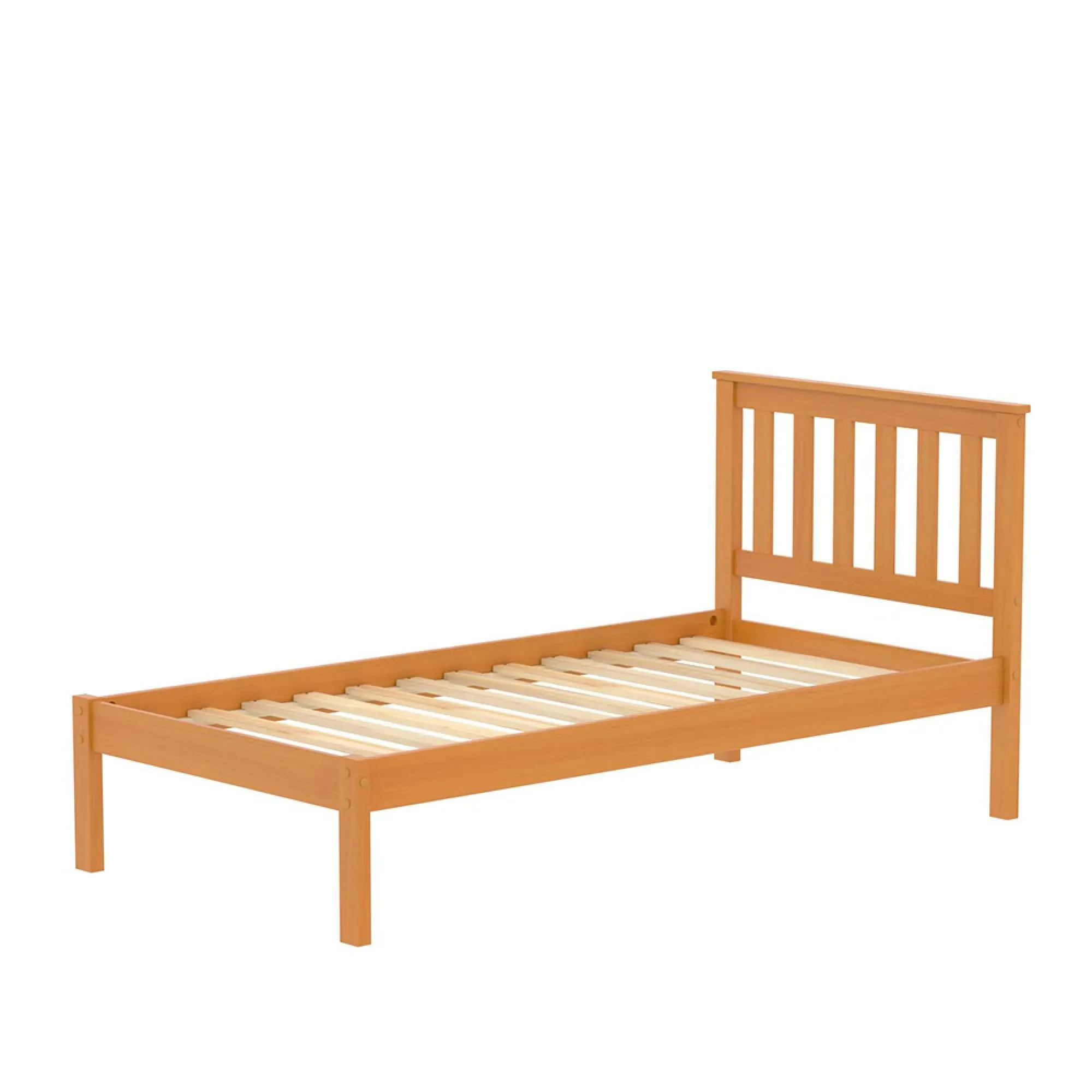 Denver Slatted Bed Frame - Antique Pine