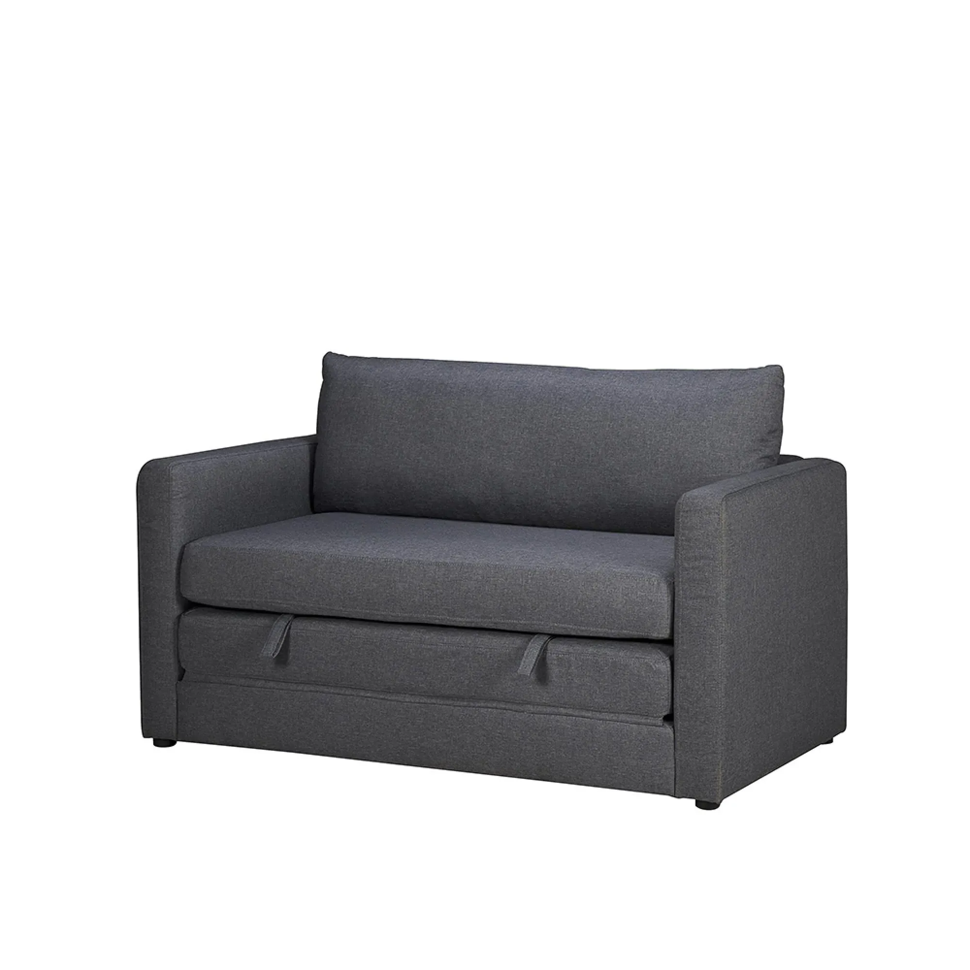 Eli 2-Seater Pull-Out Sofa Bed - Grey, Fabric