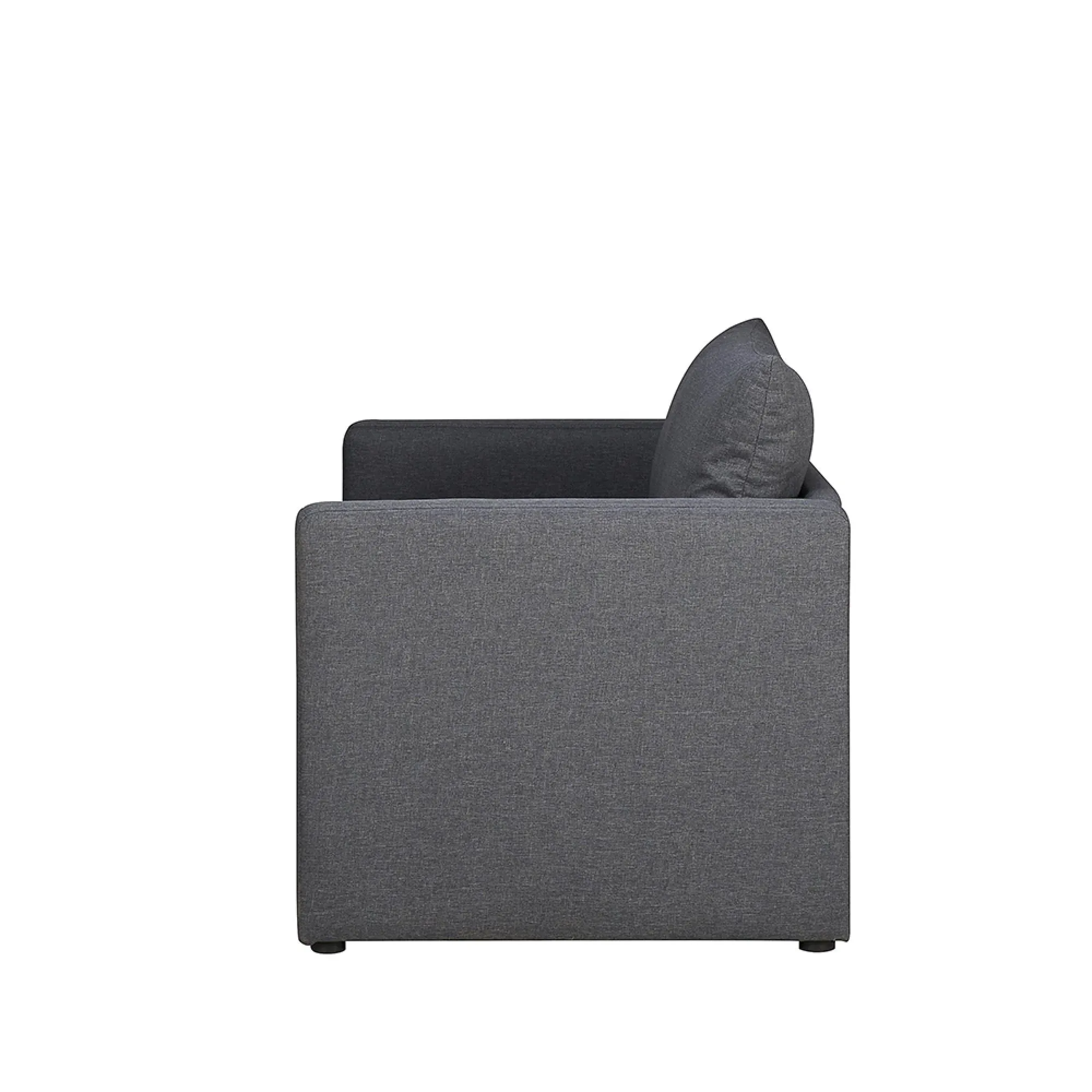 Eli 2-Seater Pull-Out Sofa Bed - Grey, Fabric