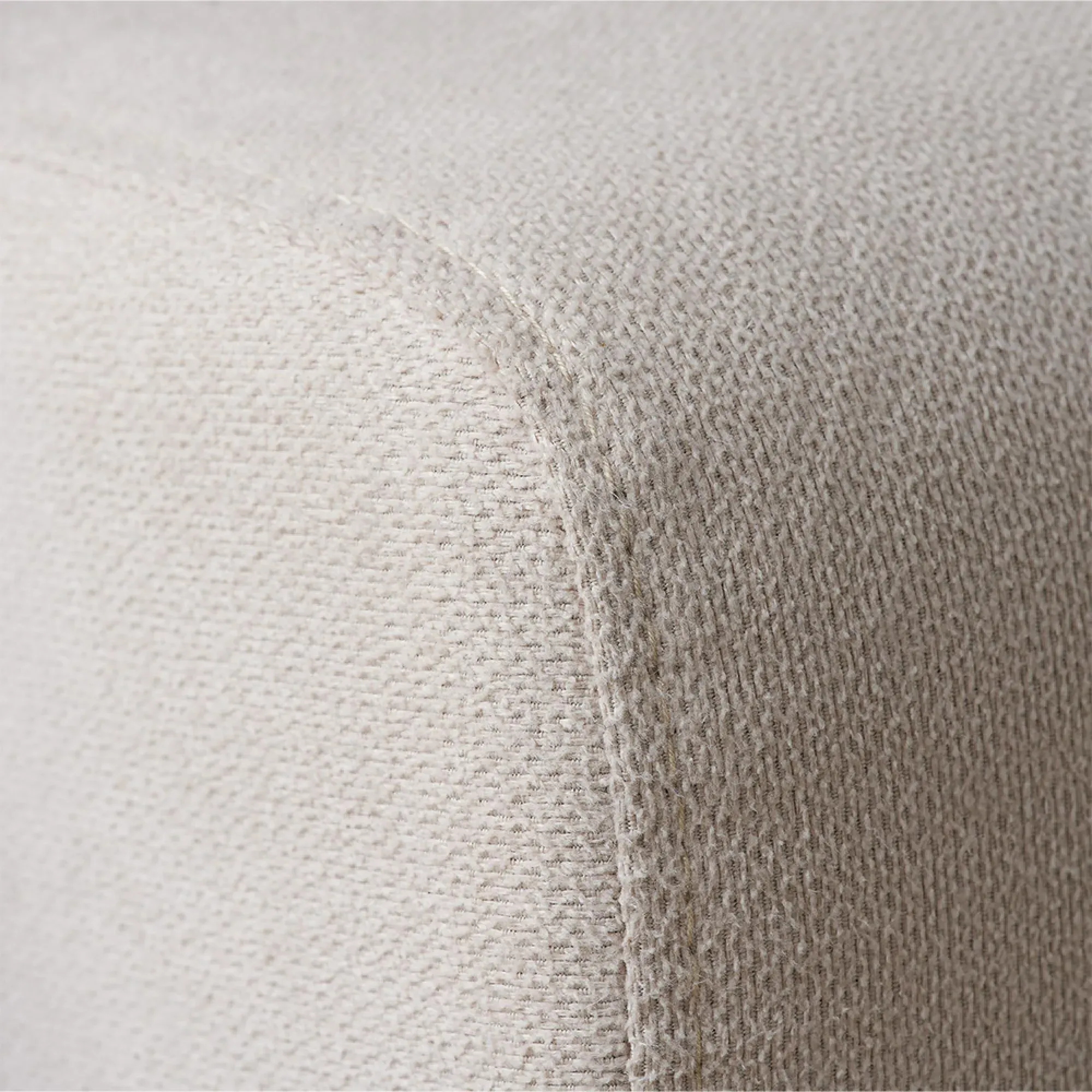 Ellwood Fabric Armchair - Cream, Oak