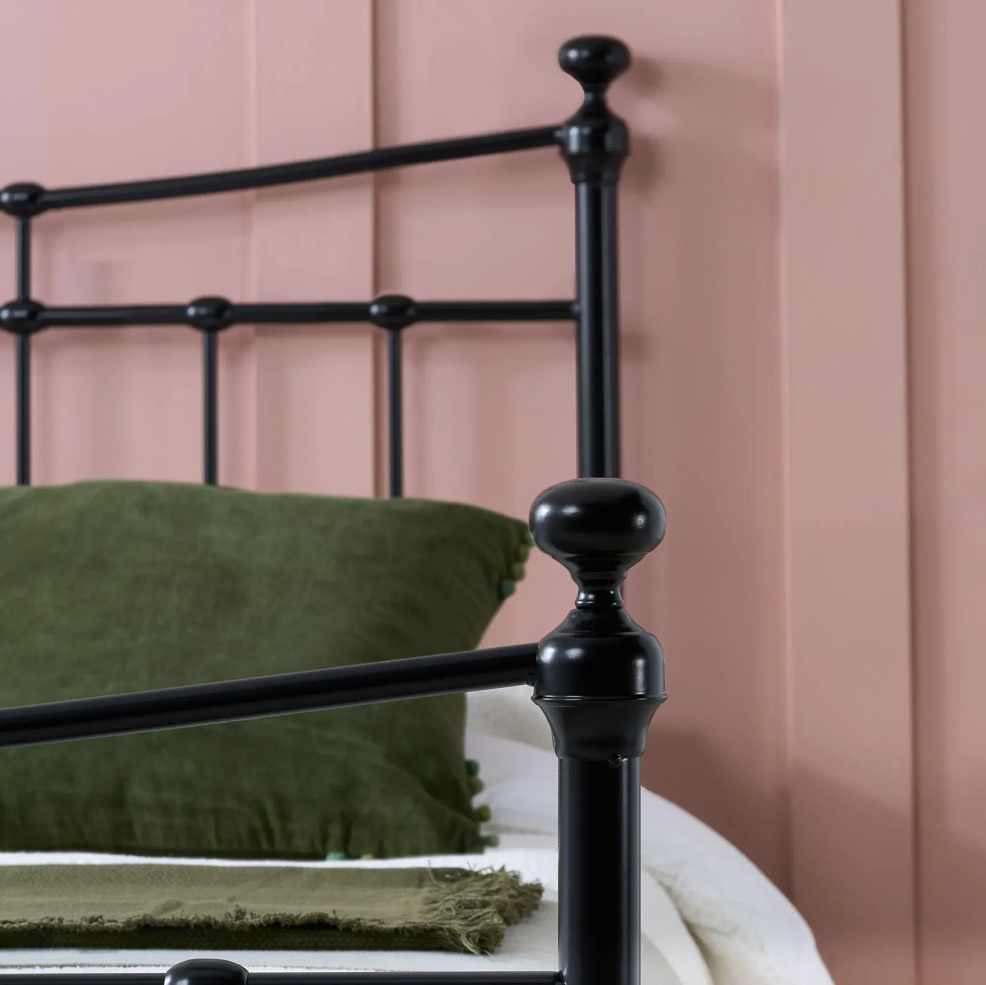 Emily Metal Bed Frame - Black