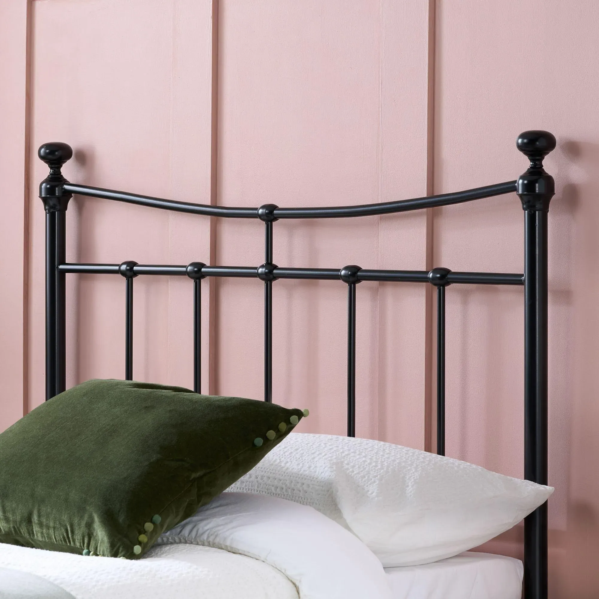 Emily Metal Bed Frame - Black