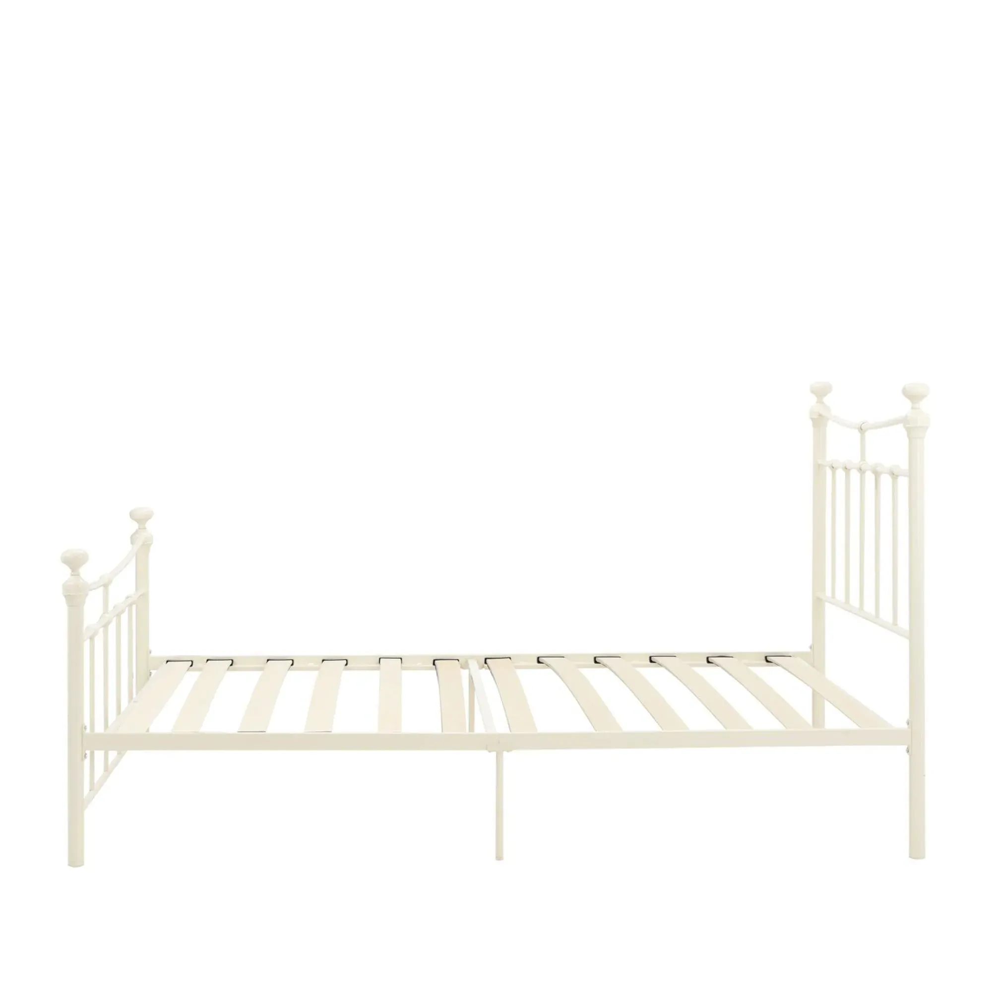 Emily Metal Bed Frame - Cream