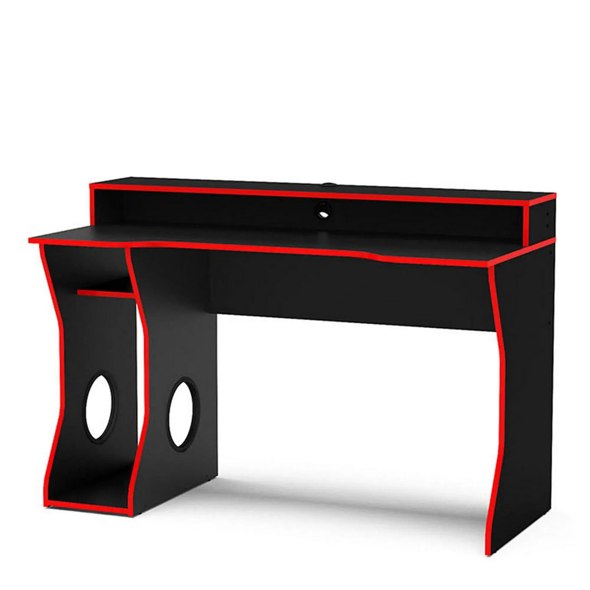 Enzo Gaming Desk - Black and Red