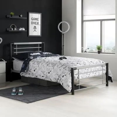 Faro Metal Bed Frame - Black