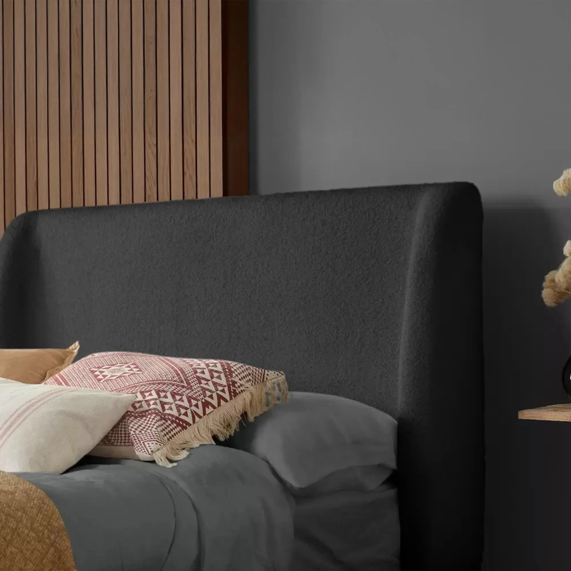 Halfden Bed Frame - Grey