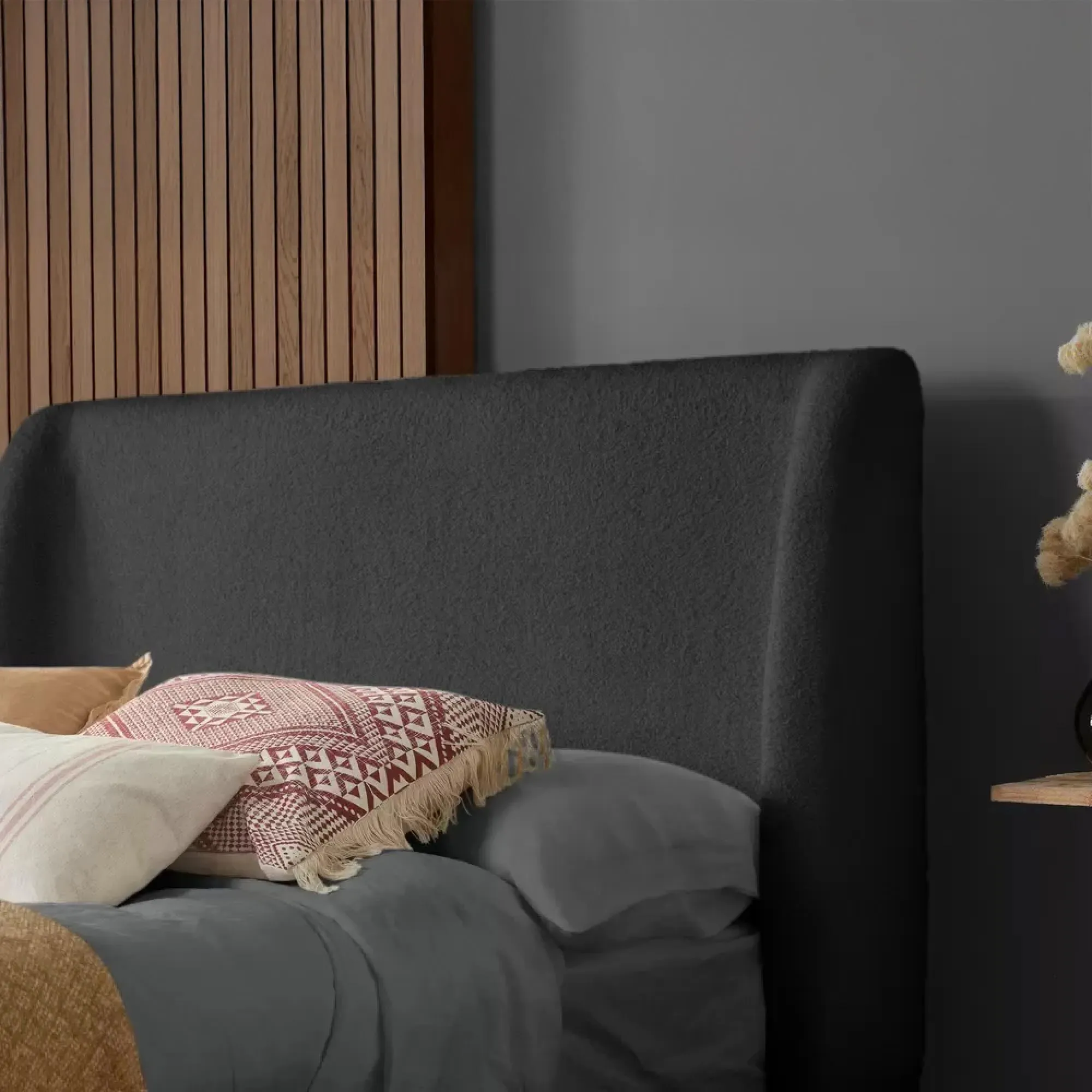 Halfden Ottoman Storage Bed - Grey