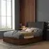 Halfden Ottoman Storage Bed - Grey