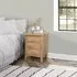 Hampstead 3 Drawer Bedside Cabinet - Oak