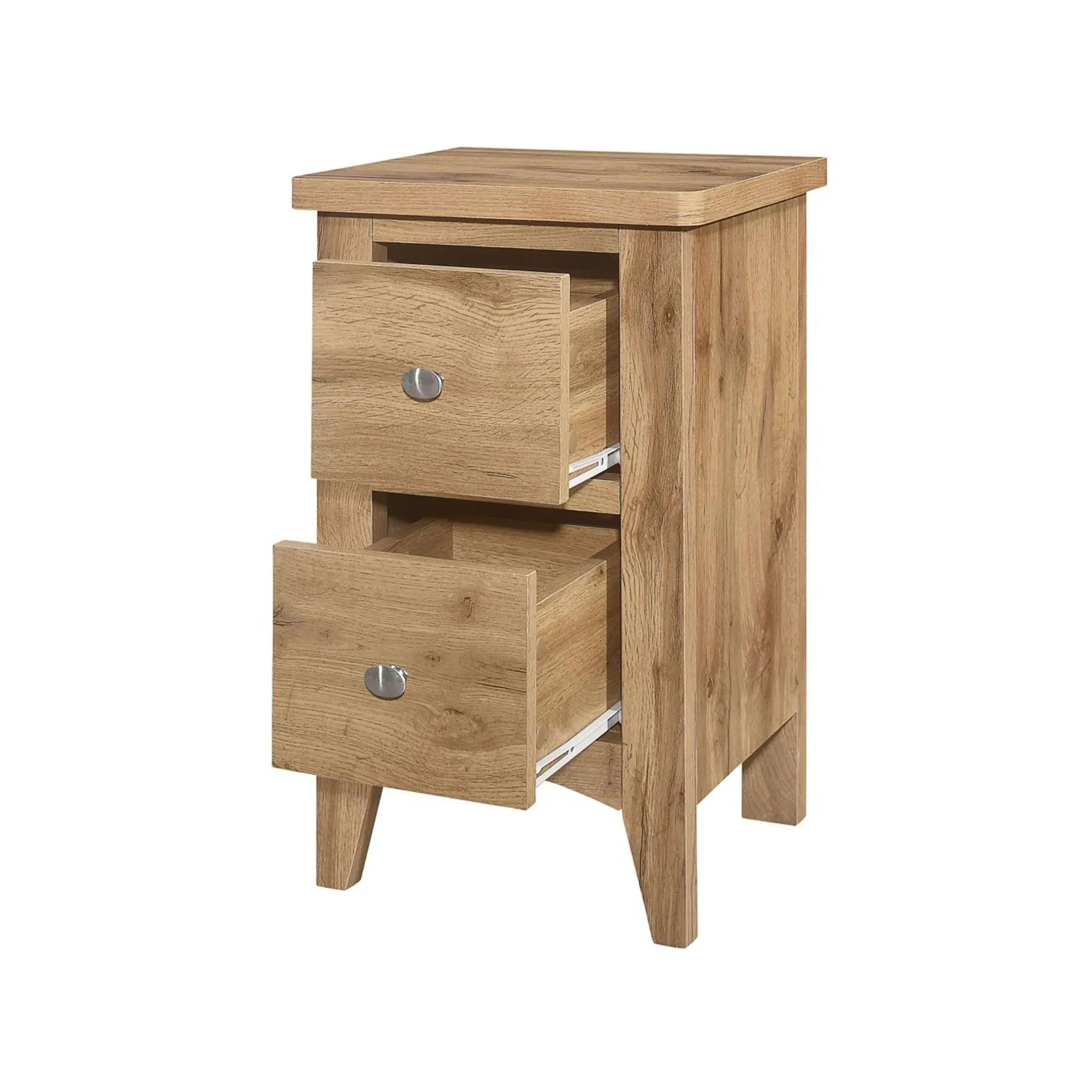 Hampstead Narrow Bedside Cabinet - Oak