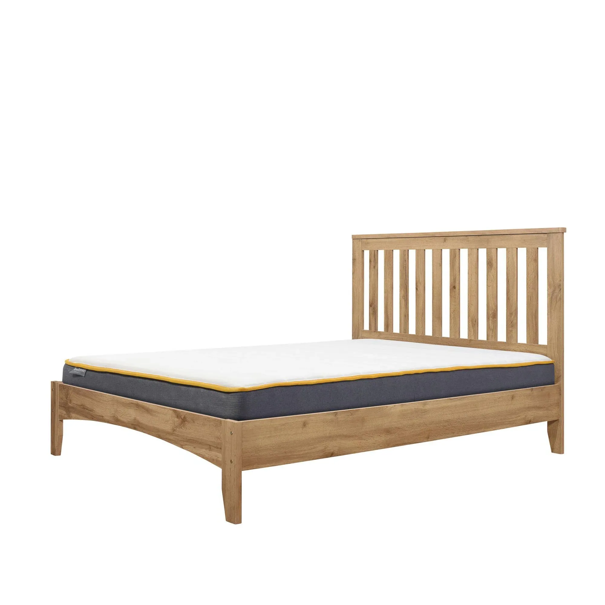 Hampstead Slatted Bed Frame - Oak