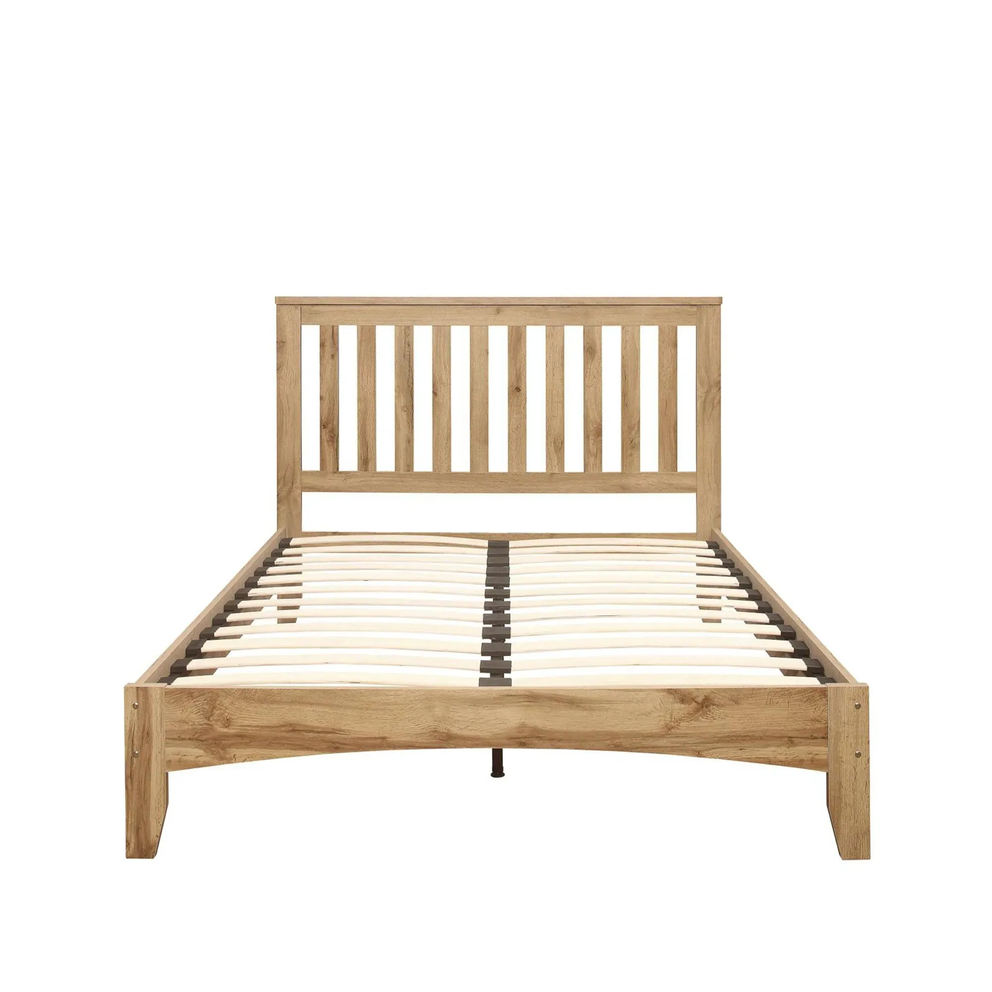 Hampstead Slatted Bed Frame - Oak