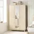 Herringford 3 Door Mirror Wardrobe - Oak