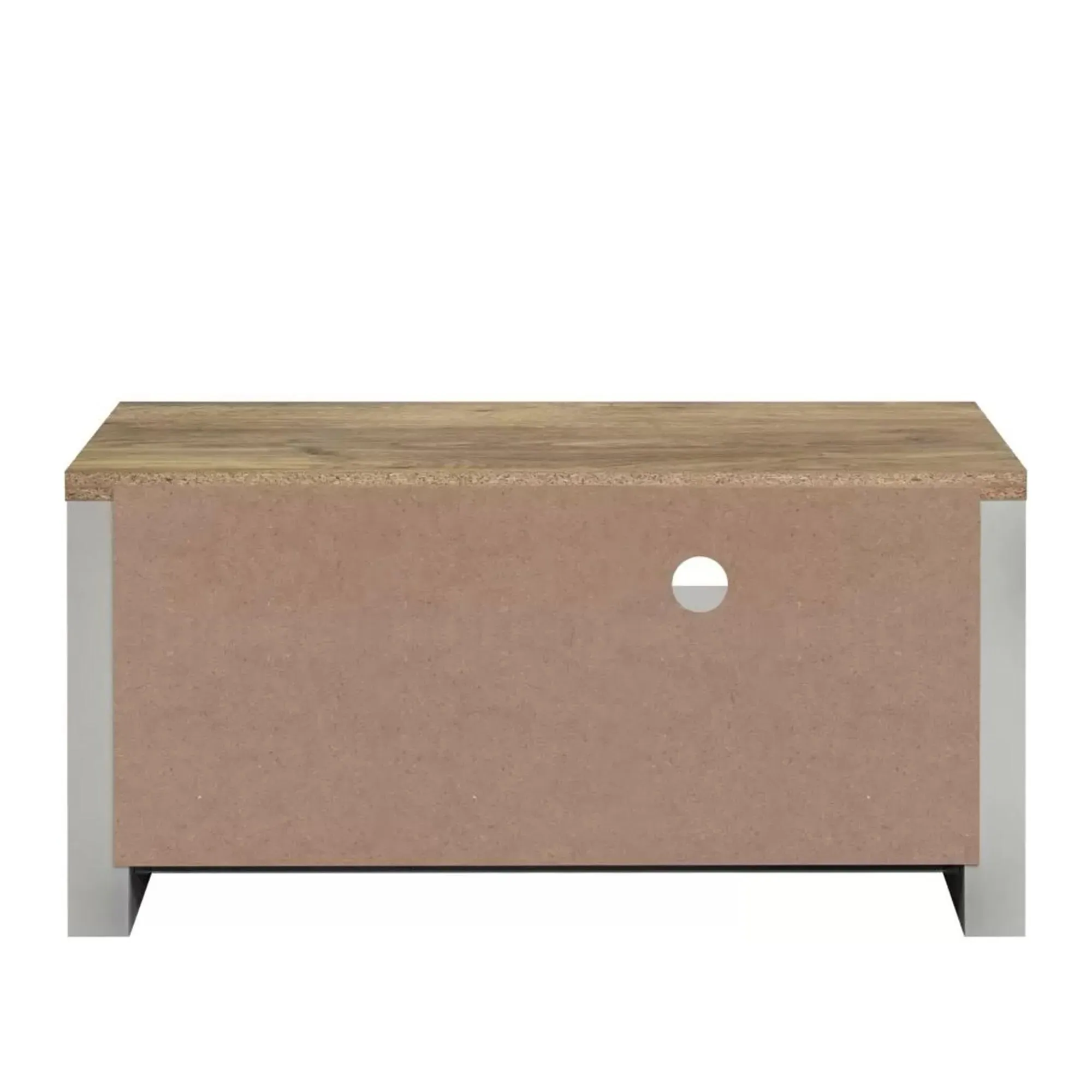 Highgate 1 Door TV Unit - Grey, Oak