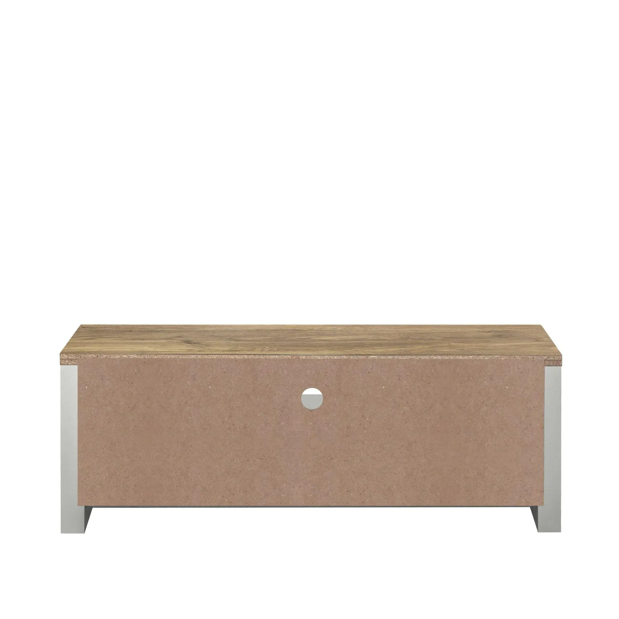 Highgate 130cm Large TV Unit - Grey, Oak