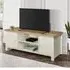 Highgate 2 Door TV Unit - Cream, Oak