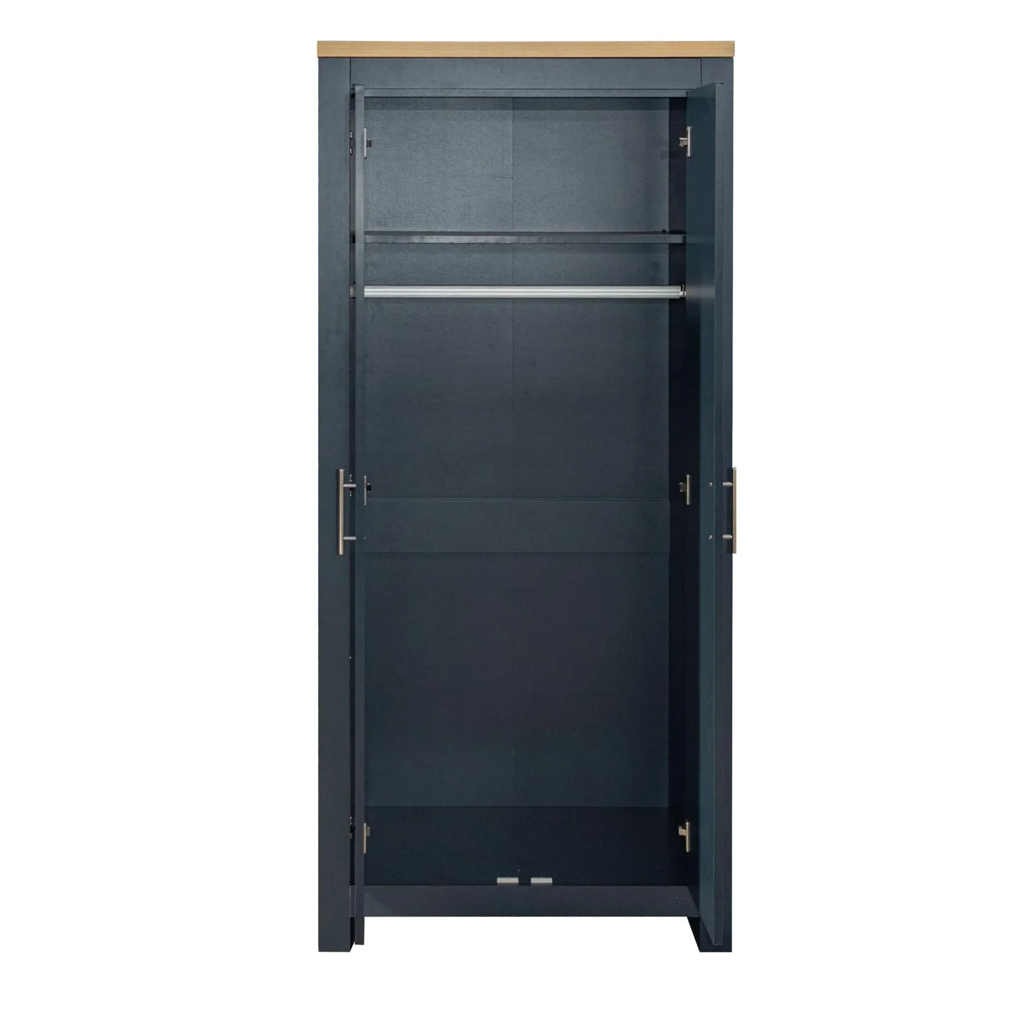 Highgate 2 Door Wardrobe - Navy Blue