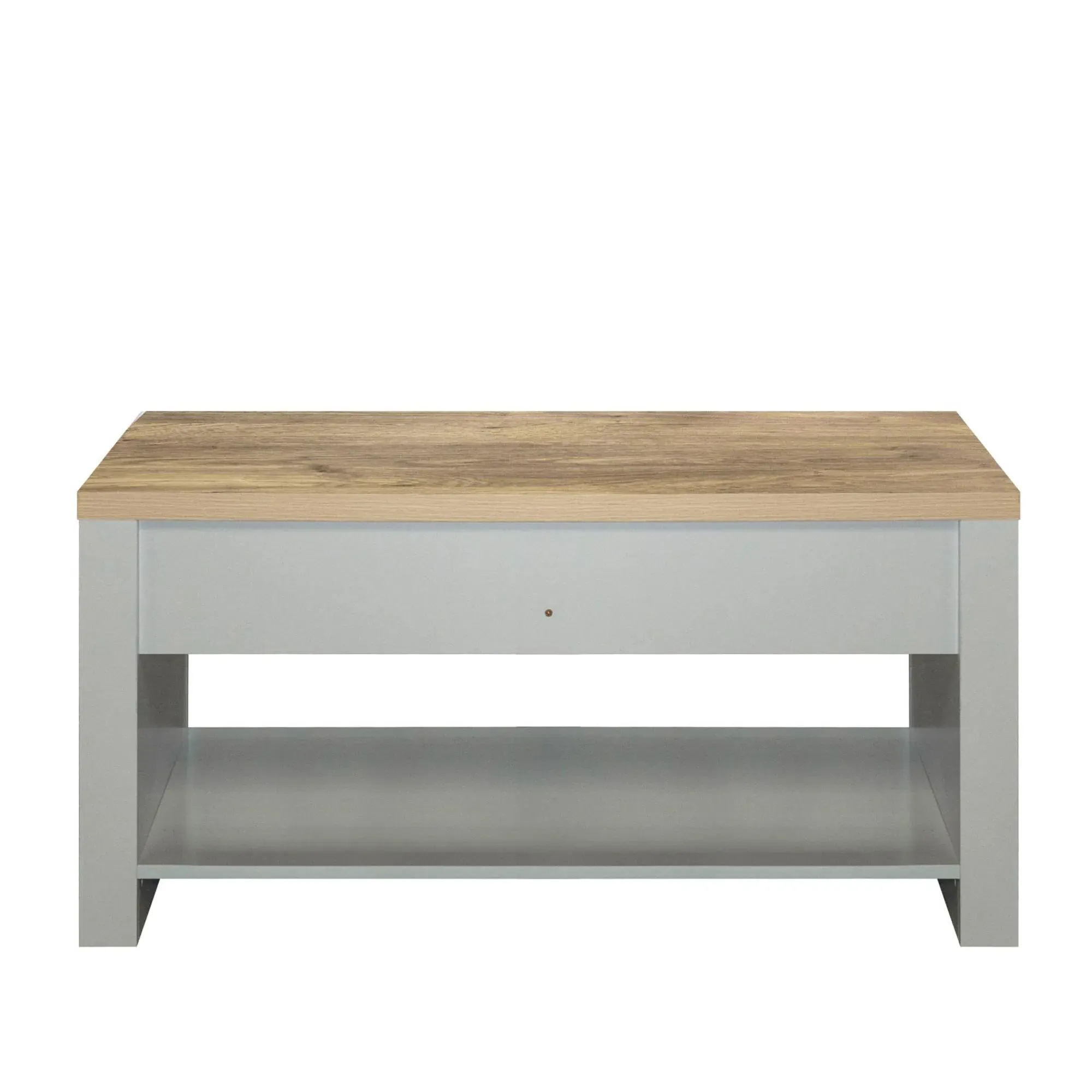 Highgate 2 Drawer Coffee Table - Grey