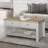 Highgate 2 Drawer Coffee Table - Grey