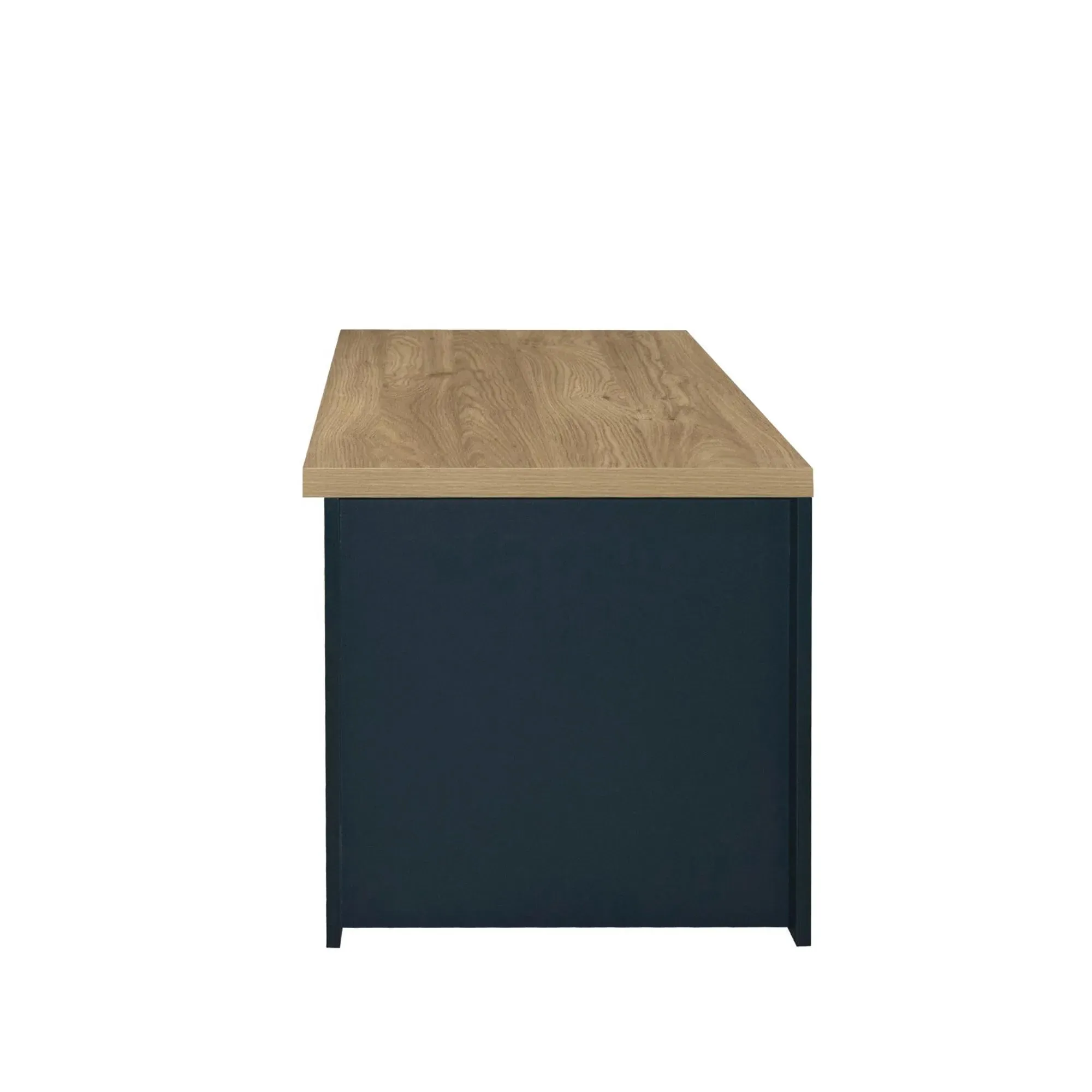 Highgate 2 Drawer Coffee Table - Navy Blue