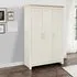 Highgate 3 Door Wardrobe - Cream, Oak